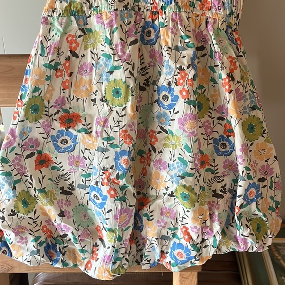 enmerci Bubble hem Flower Garden floral dress. Sz M - Picture 12 of 12